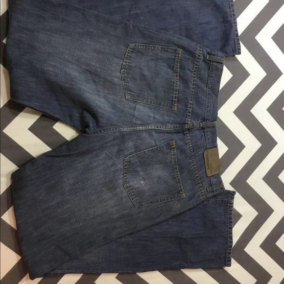Lacoste Jeans Size 42 Mens Blue Denim 33x33 - Picture 6 of 7